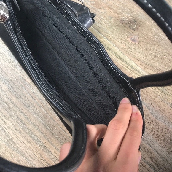 Black leather purse - Picture 6 of 6